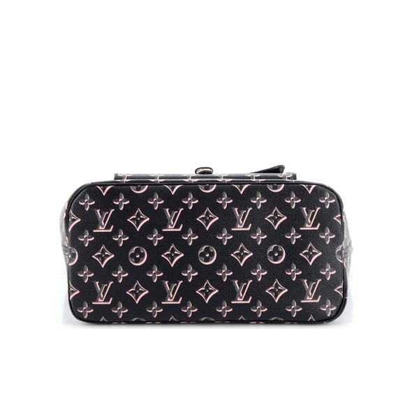 Louis Vuitton Black Pink Monogram Canvas Fall For You Neverfull MM Limited - Picture 5 of 9